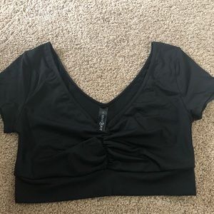 Savvi fit barre crop top